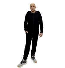 Чорний спортивний костюм чоловічий